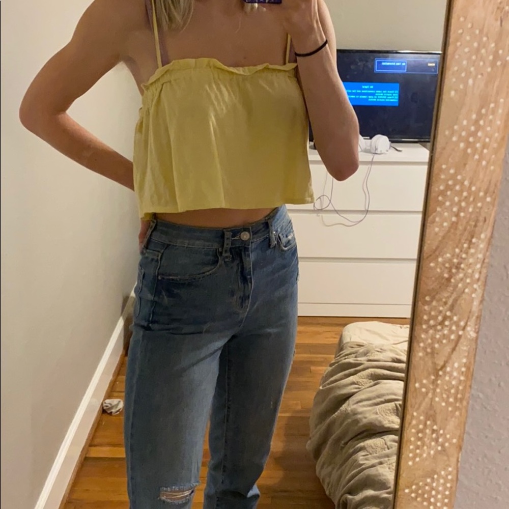 Yellow tank top
